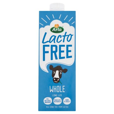 Arla LactoFREE Long Life Whole Milk 1L