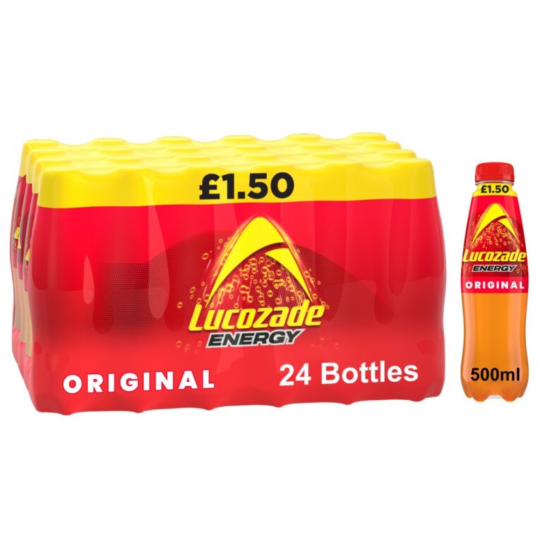 Lucozade Energy Drink Original 24 x 500ml