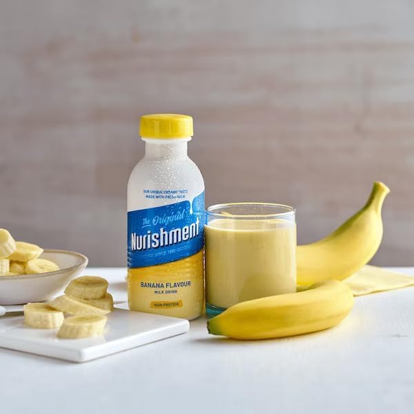 Nurishment Banana Flavour Milk Drink Bottle Multibuy x6 – 330ml