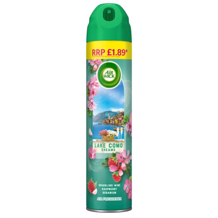 Air Wick Lake Como Dreams Aerosol 300ml Lasts up to 1 hour Air Freshener