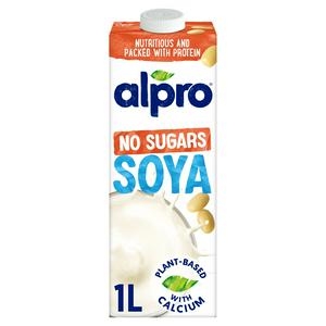 Alpro No Sugars Soya Milk 1L