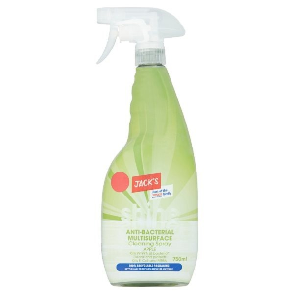 Jack's Shine Anti-Bacterial Multisurface Cleaning Spray Apple 750ml