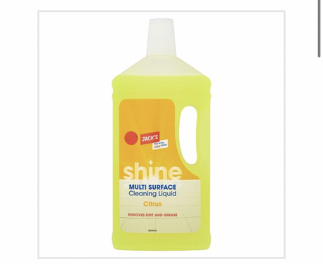Jack's Shine Multi Surface Cleaning Liquid Citrus 1 Litre