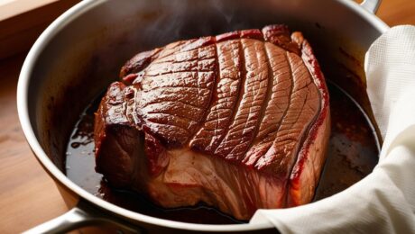 German Sauerbraten – Marinated pot roast with tangy gravy