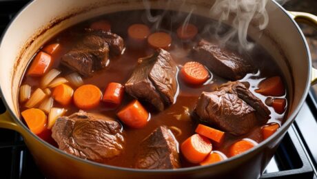 German Sauerbraten – Marinated pot roast with tangy gravy