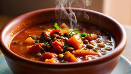 Moroccan Harira Soup – A spiced tomato and lentil soup
