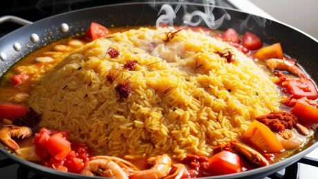 Spanish Paella – A saffron-infused rice dish with seafood 6 Spanish Paella – A saffron-infused rice dish with seafood