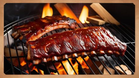 Texas BBQ Ribs – Slow-smoked pork ribs with a tangy glaze