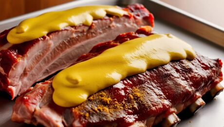 Texas BBQ Ribs – Slow-smoked pork ribs with a tangy glaze