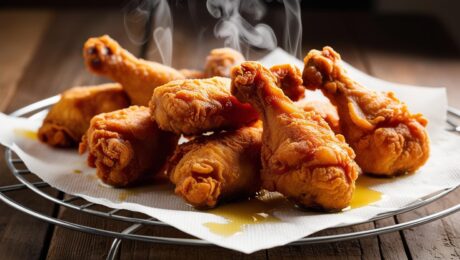 Southern-Style Fried Chicken – Crispy, golden-brown chicken