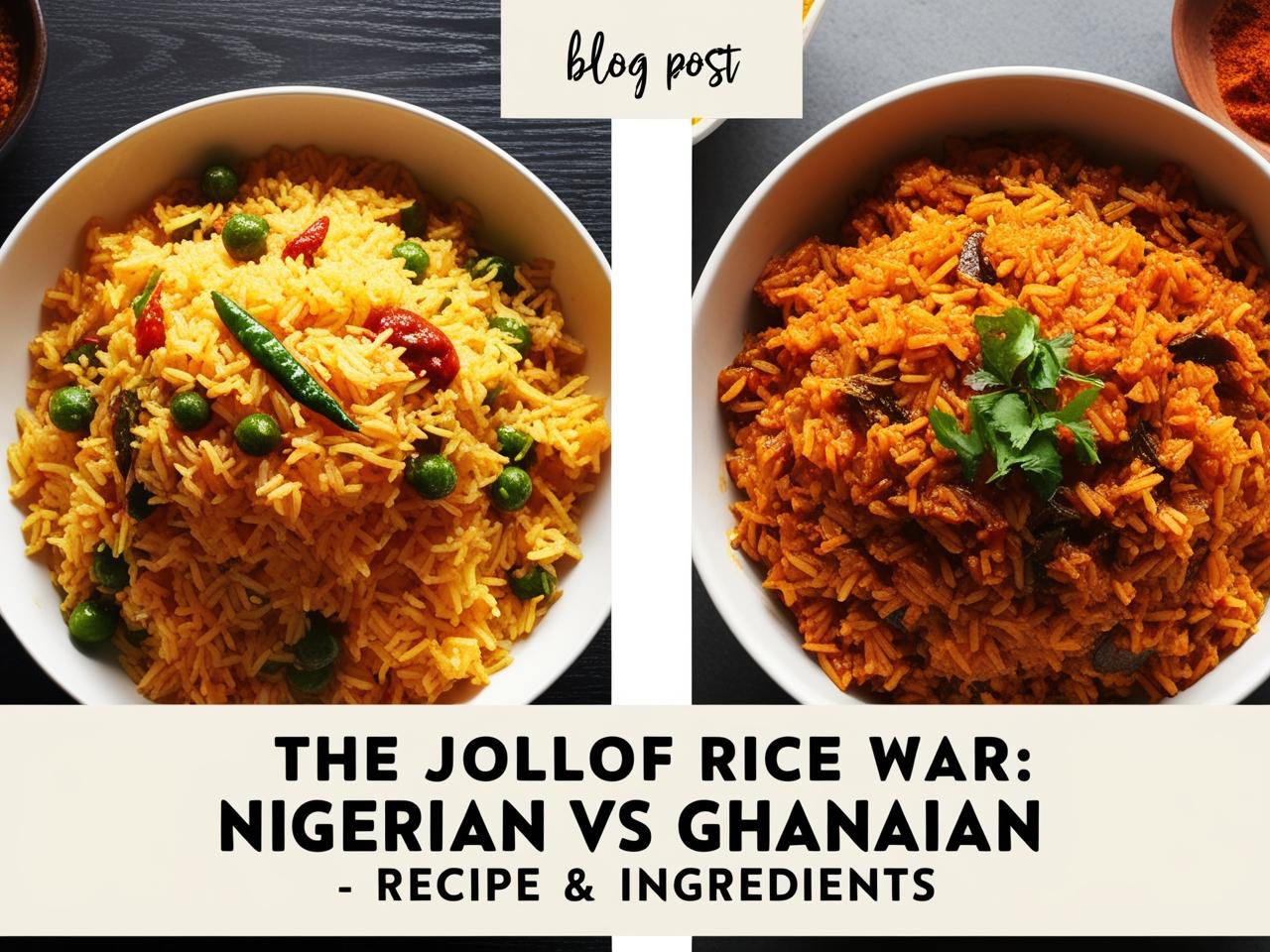 The Jollof Rice War: Nigerian vs Ghanaian – Recipe & Ingredients 1 The Jollof Rice War Nigerian vs Ghanaian – Recipe and Ingredients