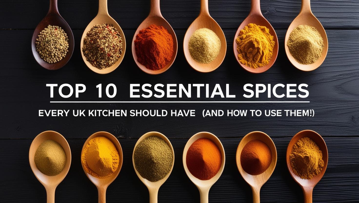 Top 10 Essential Spices Every UK Kitchen Should Have (And How to Use Them!)