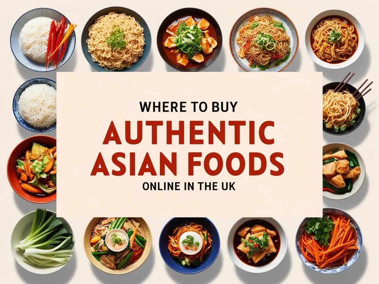 Where to Buy Authentic Asian Foods Online in the UK
