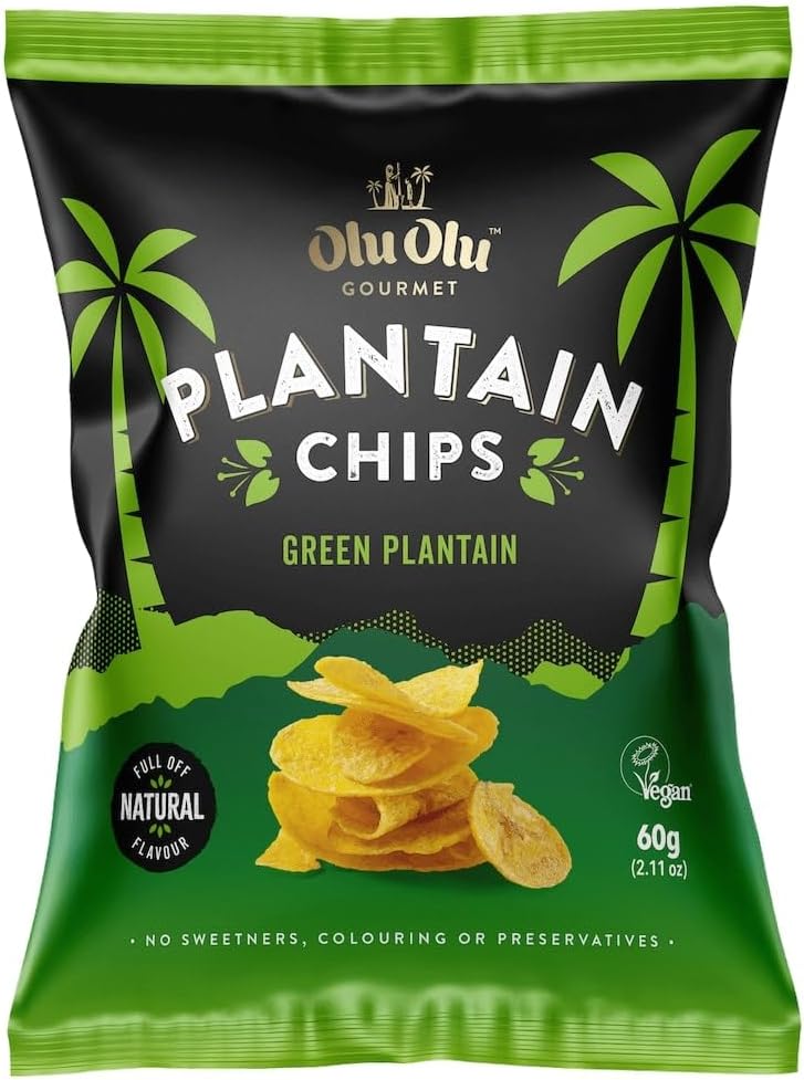 Olu Olu Green Plantain Chips 60g