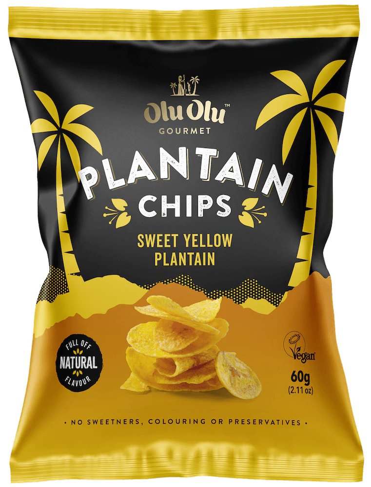Olu Olu Sweet Plantain Chips 60g