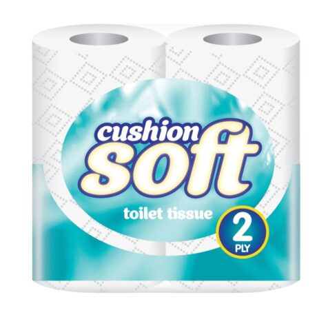 Cushion Soft 2ply Toilet rolls 4 Pack.
