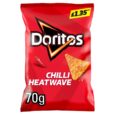 Doritos Chilli Heatwave Tortilla Chips Sharing Bag 70g pack.
