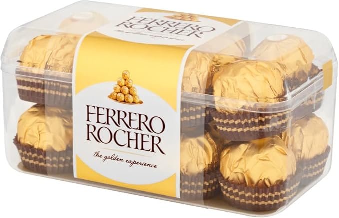 Ferrero Rocher Chocolate Pralines Gift Box 16 Pieces 200g