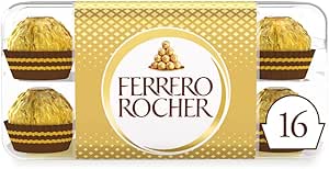 Ferrero Rocher Chocolate Pralines Gift Box 16 Pieces 200g