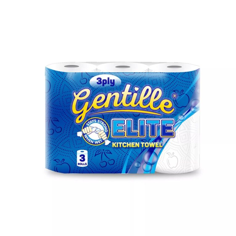 Gentille Elite 3ply Kitchen Roll 3 Pack