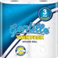 Gentille Twin Pack 3ply Kitchen Roll 2 Pack