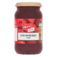 Jack's Strawberry Jam 454g glass jar with red fruit spread for toast, baking and desserts