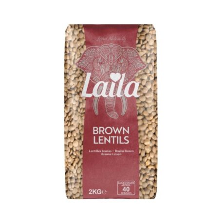 Laila Brown Lentils 2Kg