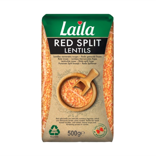 Laila Red Split Lentils 500g