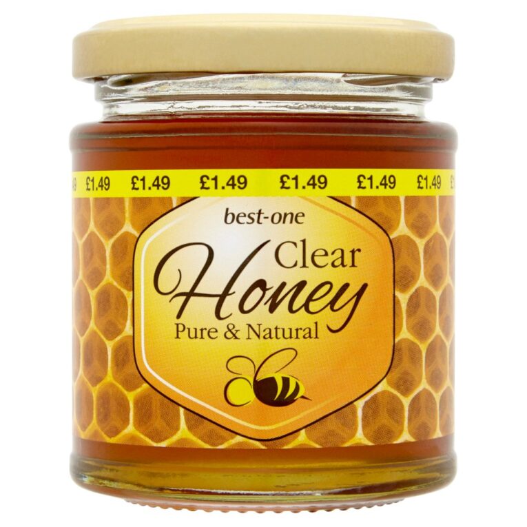 Best-One Clear Honey 227g jar – pure golden natural sweetener