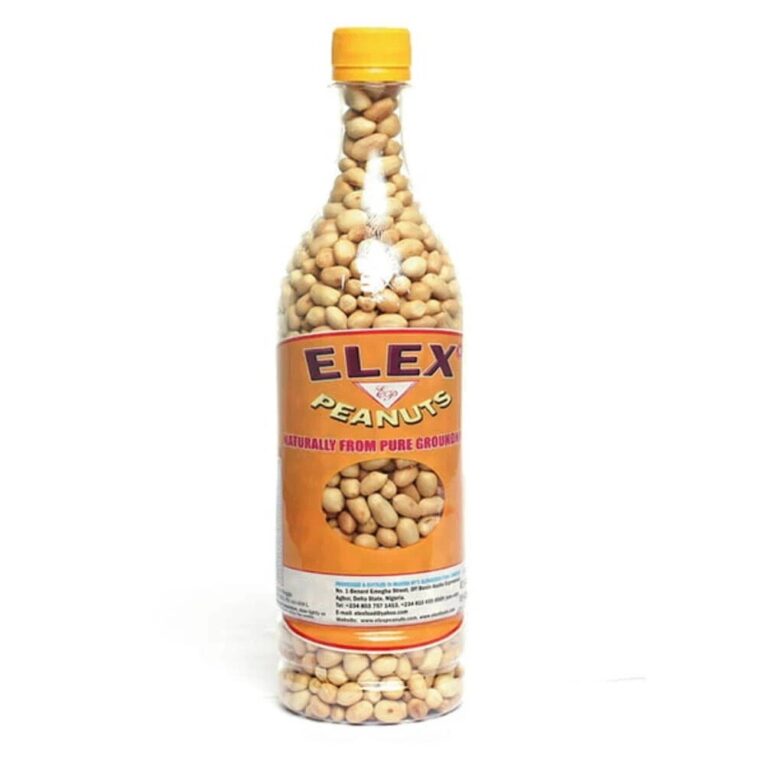 Elex Roasted Peanuts 510g in resealable pouch – premium crunchy snack