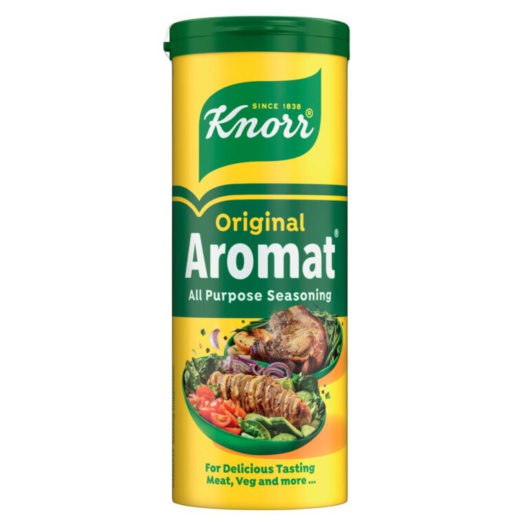 Knorr Aromat Original All Purpose Savoury Seasoning 90 g in glass shaker – versatile UK cooking seasoning