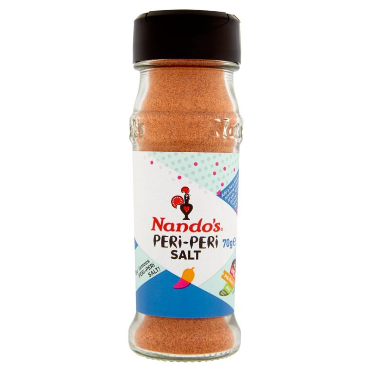 Nando's Peri-Peri Salt 70g shaker – spicy dry seasoning for chips and chicken