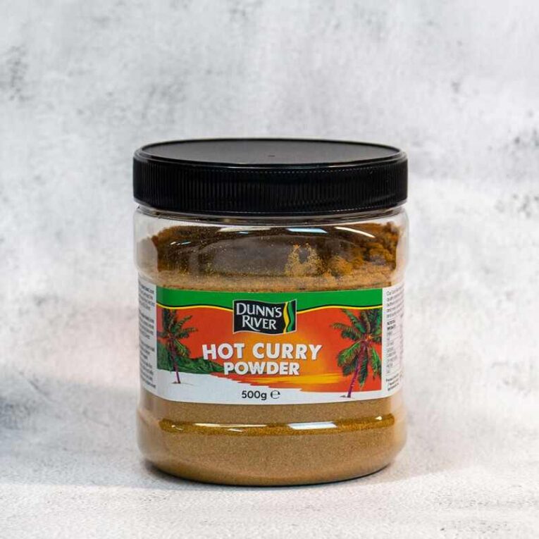 Pack of Dunn’s River Curry Powder Hot 500g Caribbean hot curry seasoning