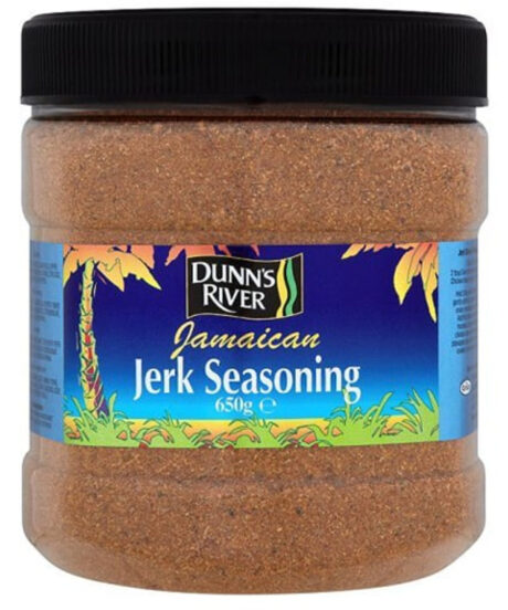 Dunn’s River Jamaican Jerk Seasoning 650g jar – authentic Caribbean marinade with Scotch Bonnet peppers