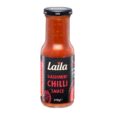 Laila Kashmiri Chilli Sauce 210g – medium-heat South Asian chilli sauce in glass bottle
