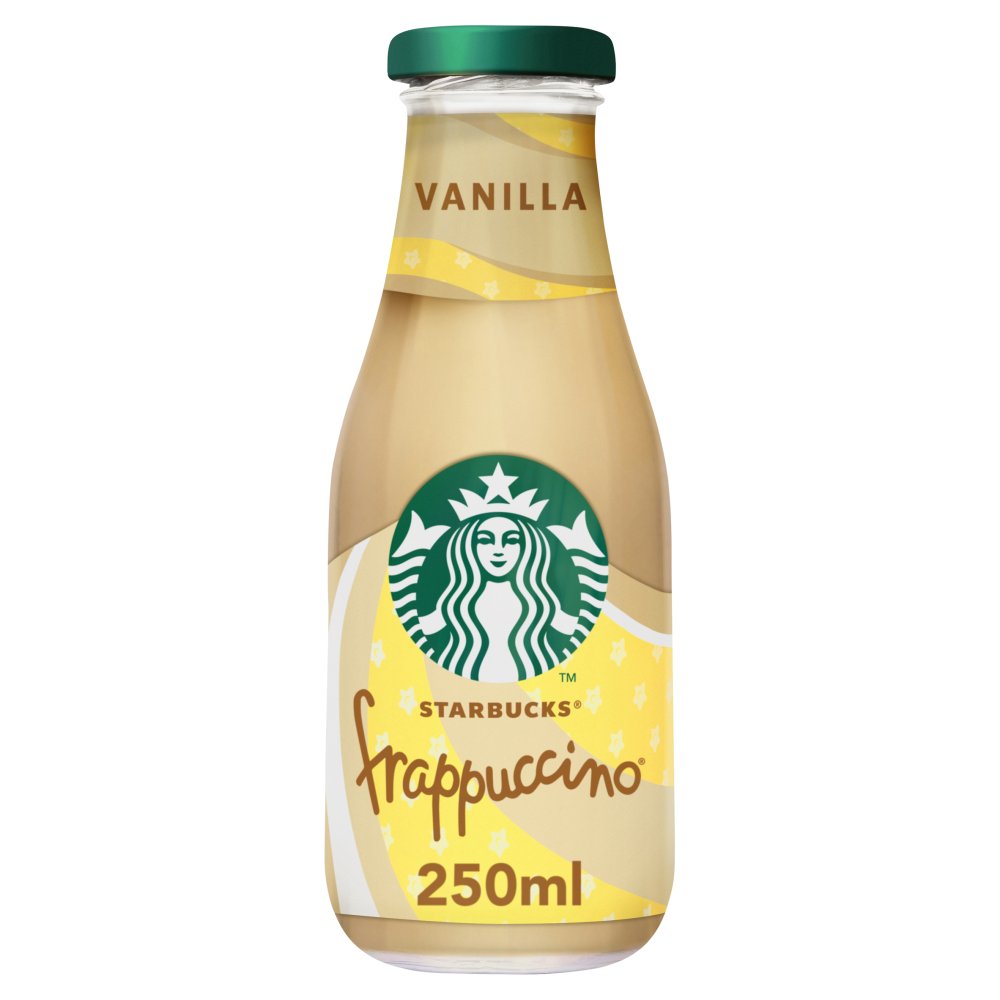 Starbucks Frappuccino Vanilla Flavoured Milk Iced Coffee 250ml X8