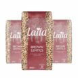 Laila Brown Lentils 2kg x3 Case – Premium Whole Lentils, High in Protein and Fibre, Ideal for Curries, Soups, and Salads, Vegan and Vegetarian Friendly, Available at 4 Way Foods UK
