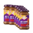 Patak’s Extra Hot Curry Paste 283g x6 Pack – extra spicy Indian curry paste made with cumin, coriander, and chilli. Great for curries, soups, and grilled dishes.