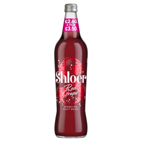 Shloer Red Grape Sparkling Drink 750ml Bottle