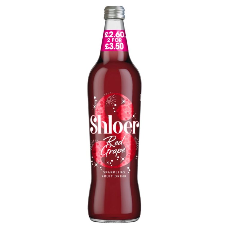 Shloer Red Grape Sparkling Drink 750ml Bottle