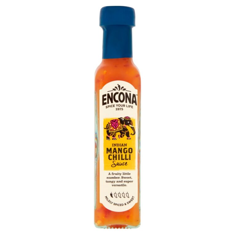 Encona Indian Mango Sweet Chilli Sauce 142ml – pack of six bottles