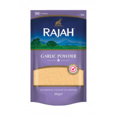 Last-Minute Eid Grocery Checklist 7 Rajah Garlic Powder 100g in resealable pouch, dehydrated garlic seasoning
