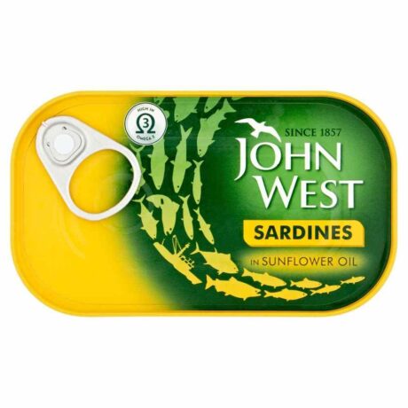 John West Sardines in Sunflower Oil 120g canned fish high omega 3