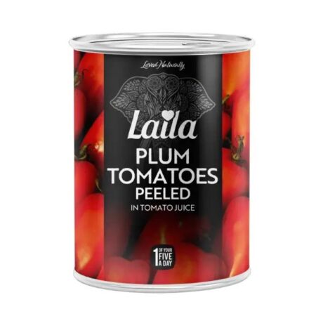 Laila Canned Plum Tomatoes 400g tin cooking tomatoes