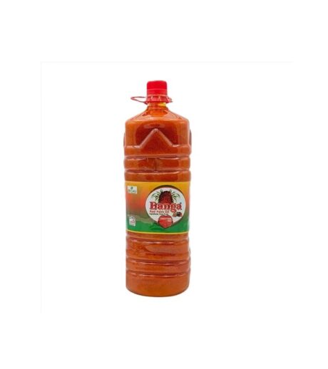 Banga Red Palm Oil Okomu 2L premium Nigerian red palm fruit oil for African cooking, ideal for banga soup, egusi soup, ogbono soup, jollof rice and traditional West African recipes.